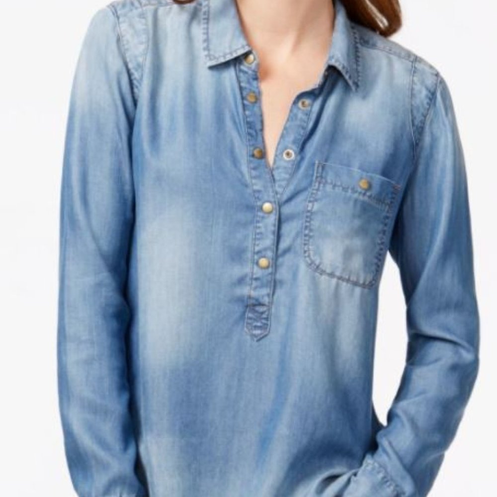 SOLD OUT!!  Guess Cyndi Denim Shirt